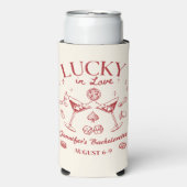 ラッキー・イン・ラブ・バチェロレッテ週末 スリム缶クーラー (Seltzer正面)