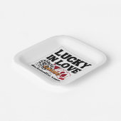 ラッキー・イン・ラブ ベガス・バチェロレッテ ペーパープレート (傾斜あり)