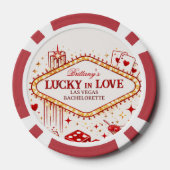 ラッキー・イン・ラブ ラスベガス バチェロレッテ カジノパーティー ポーカーチップ (裏面)