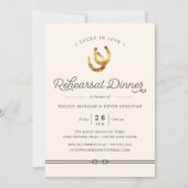 ラッキー・イン・ラブ | リハーサル・ディナー招待状 招待状 (正面)