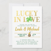 ラッキー・イン・ラブ | 婚約パーティー 招待状 (正面)