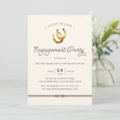 ラッキー・イン・ラブ |婚約パーティ招待状 招待状 (スタンド正面)