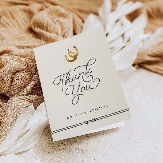 ラッキー・イン・ラブ |素朴馬の結婚靴 サンキューカード