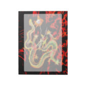 ラッキー・エナジーのドラゴンファイアデコール ノートパッド (回転)