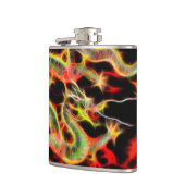 ラッキー・エナジーのドラゴンファイアデコール フラスク (左)