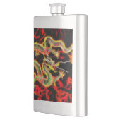 ラッキー・エナジーのドラゴンファイアデコール フラスク (左)