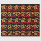 ラッキー・エナジーのドラゴンファイアデコール ラッピングペーパー (フラット)