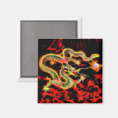 ラッキー・エネルギーでドラゴンスネーク マグネット (正面/裏面)