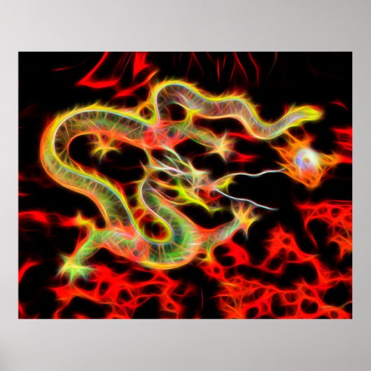 ラッキー・エネルギーのドラゴンファイヤー ポスター (正面)