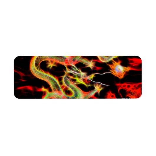 ラッキー・エネルギーのドラゴンファイヤー ラベル (正面)