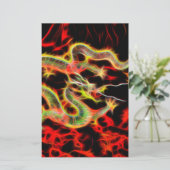 ラッキー・エネルギーのドラゴンファイヤー 便箋 (スタンド正面)