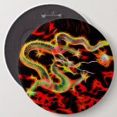 ラッキー・エネルギーのドラゴンファイヤー 缶バッジ (正面&裏面)