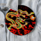 ラッキー・エネルギーのドラゴンファイヤー 缶バッジ (インサイチュ)