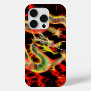 ラッキー・エネルギーのドラゴンファイヤー iPhone 15 PROケース