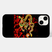 ラッキー・エネルギーのドラゴンファイヤー Case-Mate iPhoneケース (裏面 (横))