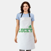 ラッキー。 エプロン (着用した状態)