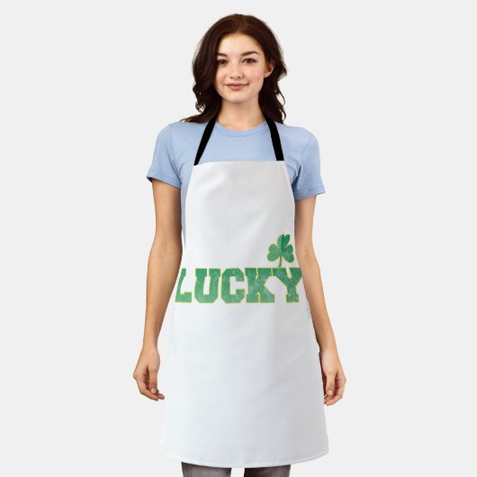 ラッキー。 エプロン (着用した状態)