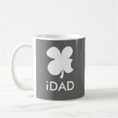 ラッキー・クローバーを持つIDad Mug | Apple Parody コーヒーマグカップ (左)