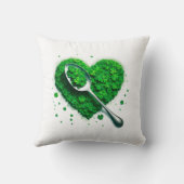 ラッキー・クローバー🍀永遠の幸運の象徴 クッション (裏面)