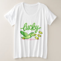 ラッキー グリーン クローバー 美意識Tシャツ - かわいいセント