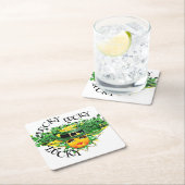 ラッキー・サン！ スクエアペーパーコースター (インサイチュ)