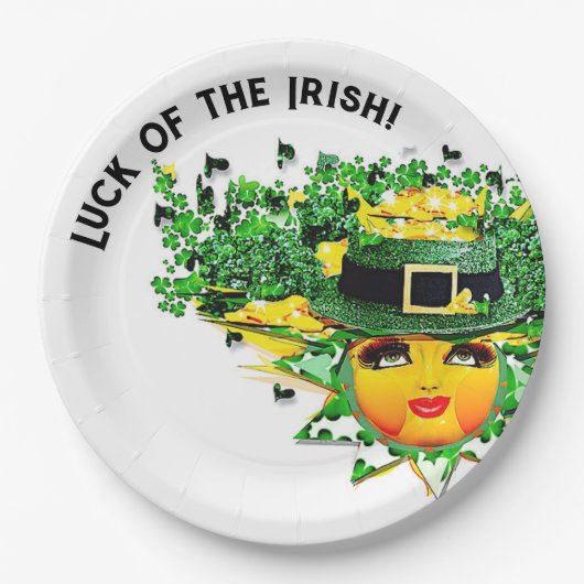 ラッキー・サン！ ペーパープレート (正面)