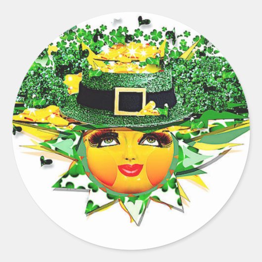 ラッキー・サン！ ラウンドシール (正面)