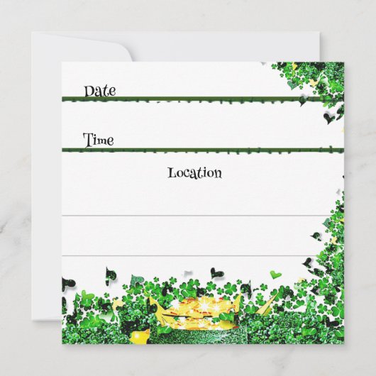 ラッキー・サン！ 招待状 (裏面)