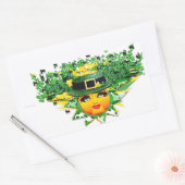 ラッキー・サン！ 長方形シール (封筒)