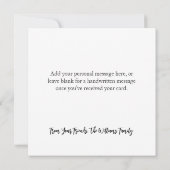 ラッキー・サーペント・クローバー・オール・スネークス・デー カード (裏面)