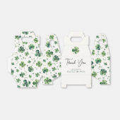 ラッキー シャムロック ブライダルシャワー 感謝祭 フェイバーボックス (折り畳みなし)