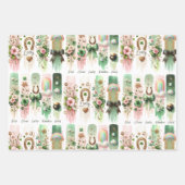 ラッキー・シンボルズ・セント・パトリックのデイ・ラッピング・紙 ラッピングペーパーシート (正面3)