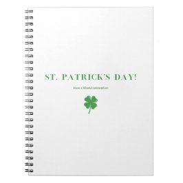 ラッキー | タイポグラフィ | 至福のサンパトリックを持っている ノートブック