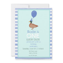 ラッキー・ダック1回目の誕生日