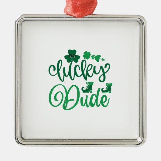 ラッキー・ダード メタルオーナメント (正面)