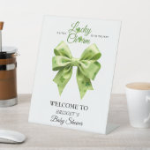 ラッキー チャームの弓 アイリッシュ ベイビー シャワー ウェルカム サイン (インサイチュ)