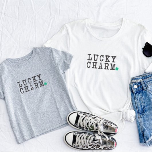 ラッキー チャーム セントパトリックデー ラッキークローバー ベビーTシャツ