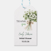 ラッキー チャーム ブライダル シャワー サンクス ギフト タグ (正面)