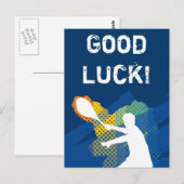 ラッキー テニス ポストカード (正面/裏面)