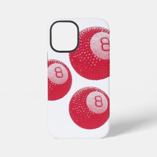 ラッキー ディスコ 8 ピンク ラッキー ディスコボール ファンキー アート iPhone 12 MINIケース