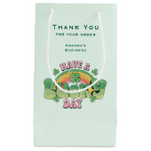 ラッキー・デイレトロタイポグラフィ事業 スモールペーパーバッグ (正面)