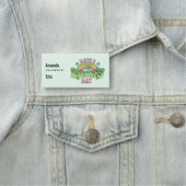 ラッキー・デイレトロタイポグラフィ 名札 (インサイチュ)