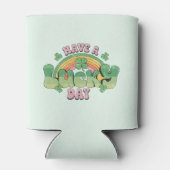 ラッキー・デイレトロタイポグラフィ 缶クーラー (裏面)