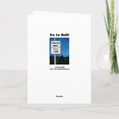 ラッキー・ドッグスのホリデーカード シーズンカード (裏面)