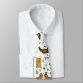 ラッキー・ドッグズ・ダシュント・クローバーズ・セント・パトリックの日 ネクタイ (タイ)