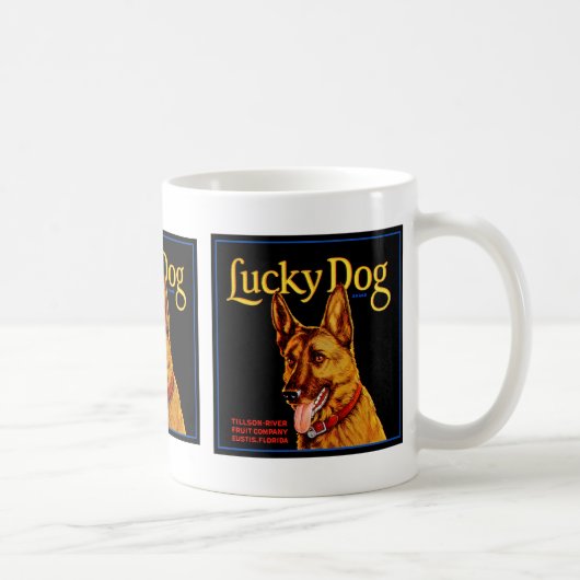 ラッキー・ドッグ コーヒーマグカップ (右)