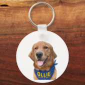 ラッキー・ドッグ・フォト・キーチェーンのオリー キーホルダー (正面)