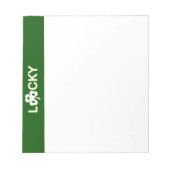 ラッキー ノートパッド (正面)