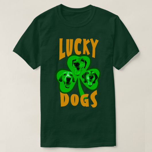ラッキー・ハウンズ Tシャツ (デザイン正面)