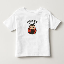 ラッキー・バグ・レディバグ – かわいい幼児女子Tシャツ トドラーTシャツ
